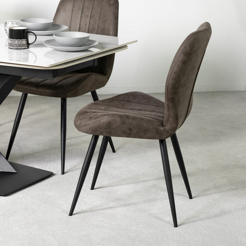 Deus dining chair set of 2