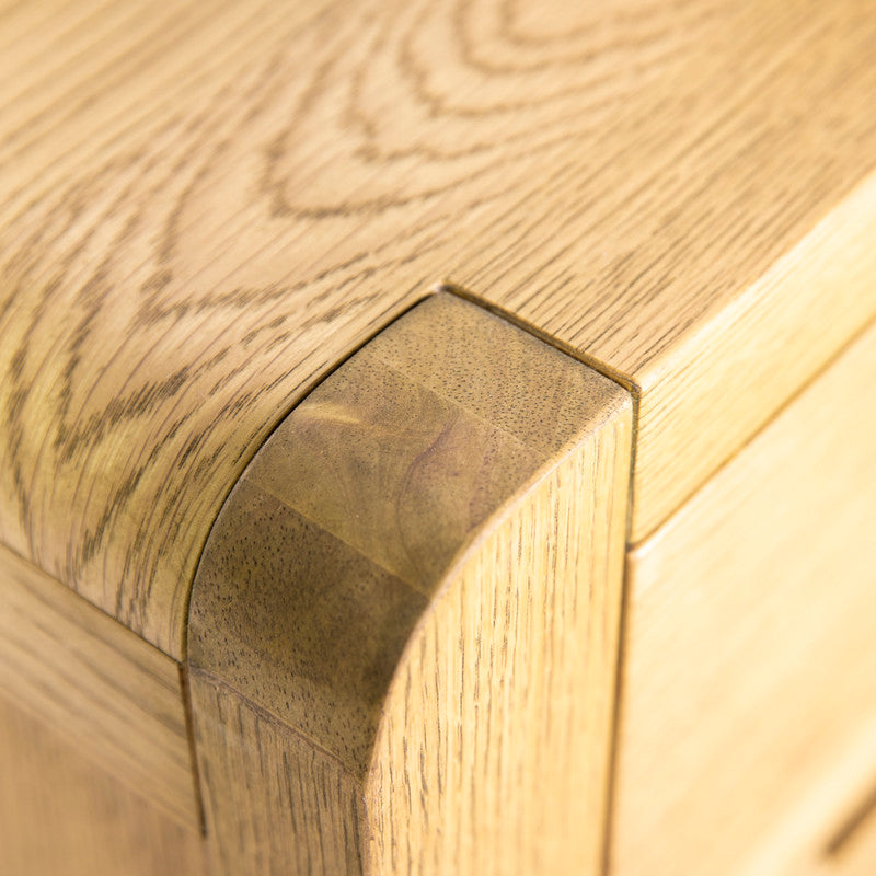 Padstow 3 Drawer Bedside Table