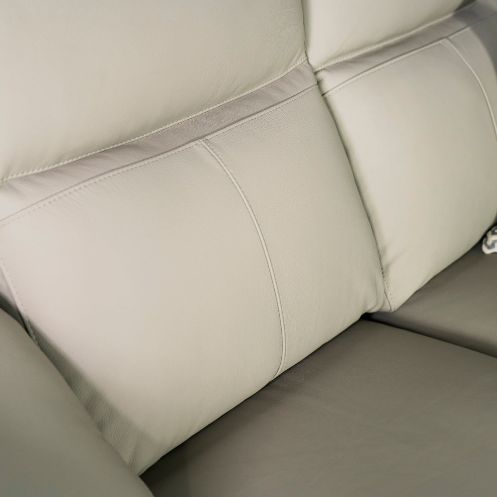 Chievo Leather 3 Seater Power Recliner Sofa