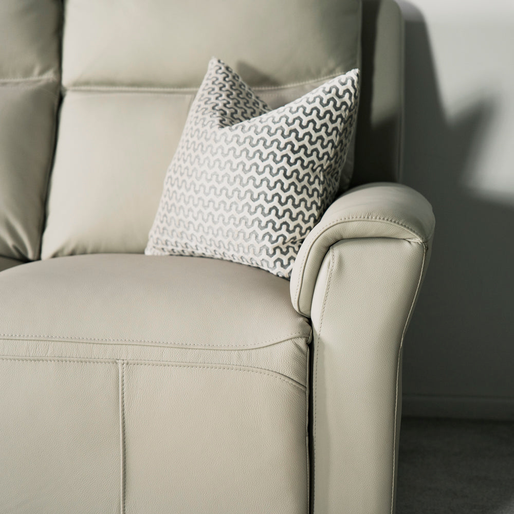 Chievo Leather 3 Seater Power Recliner Sofa