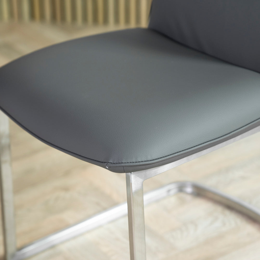 Laurel Dark Grey Dining Chair Set of 2