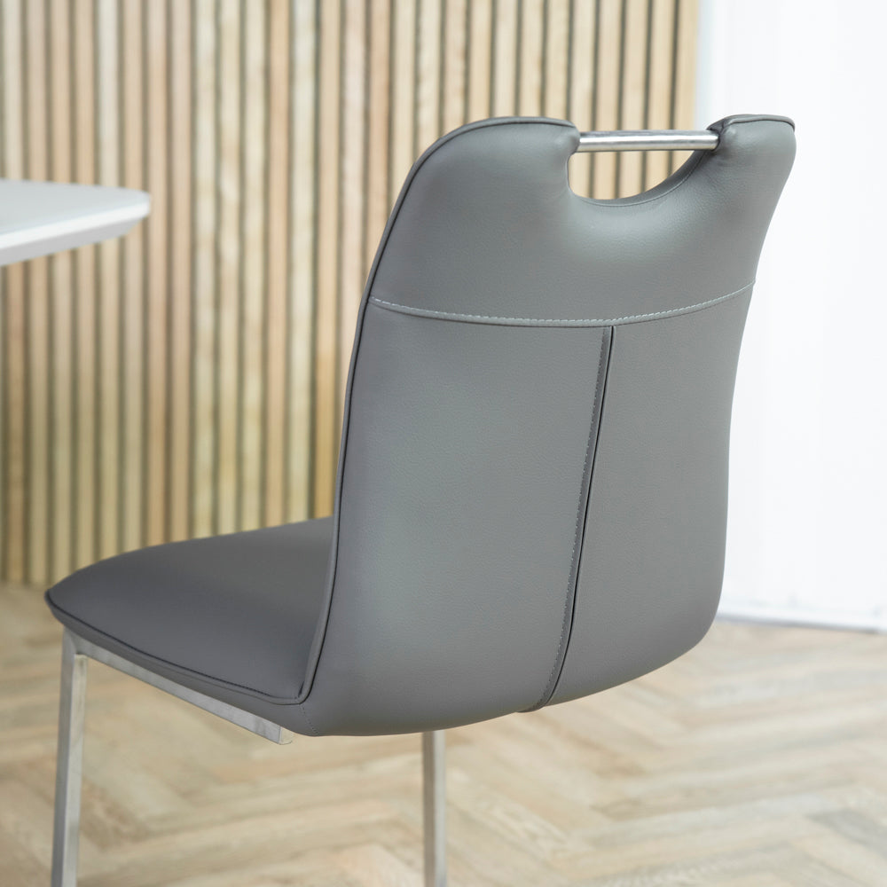 Laurel Dark Grey Dining Chair Set of 2