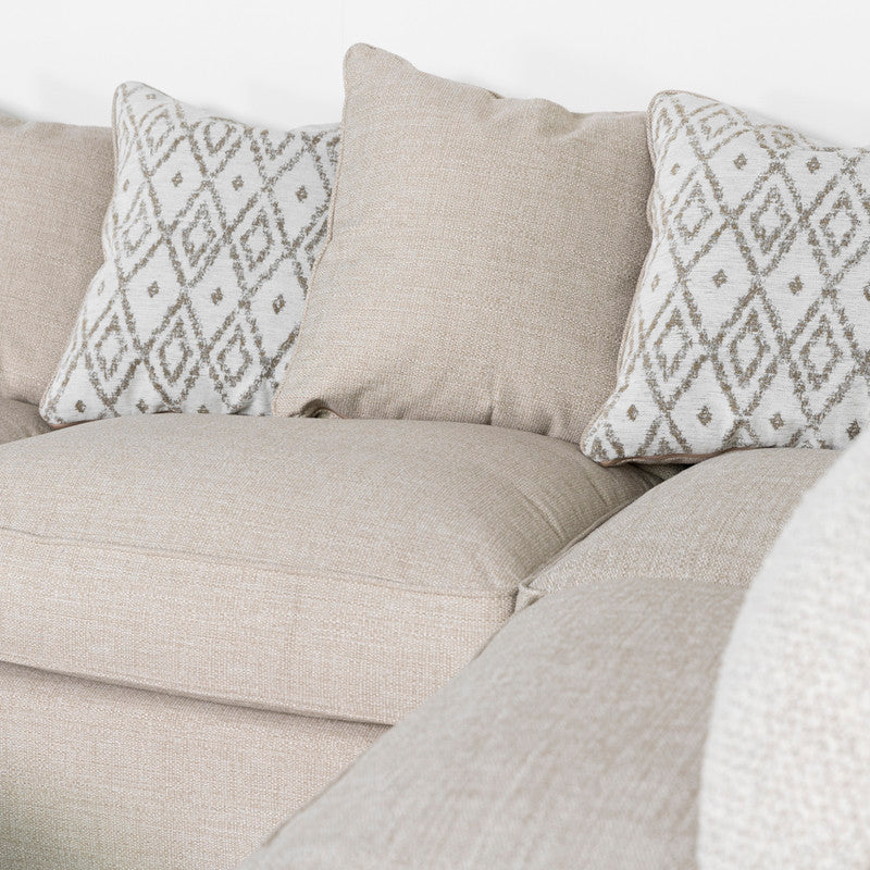 Forte Light Standard Back Corner Sofa (Right-Hand)