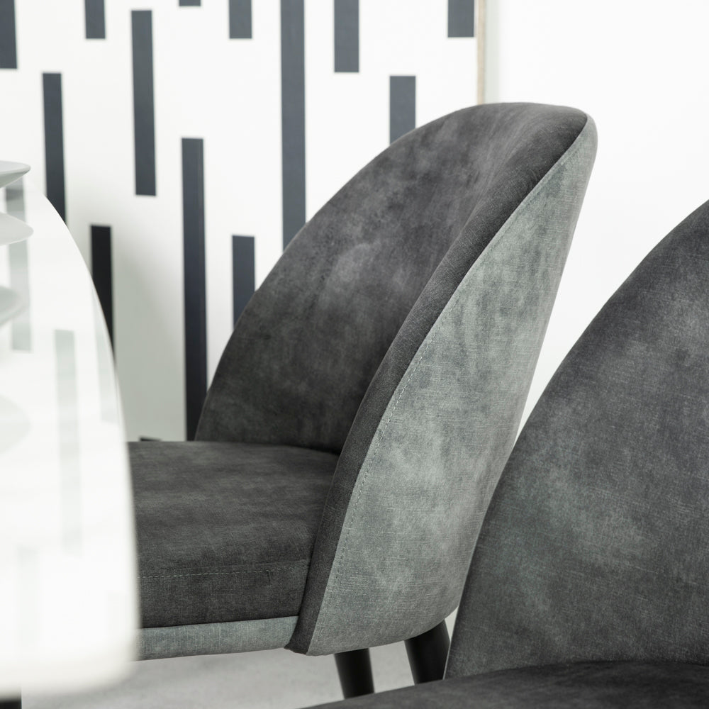 Lindsay Velvet Dining Chair Set Of 2