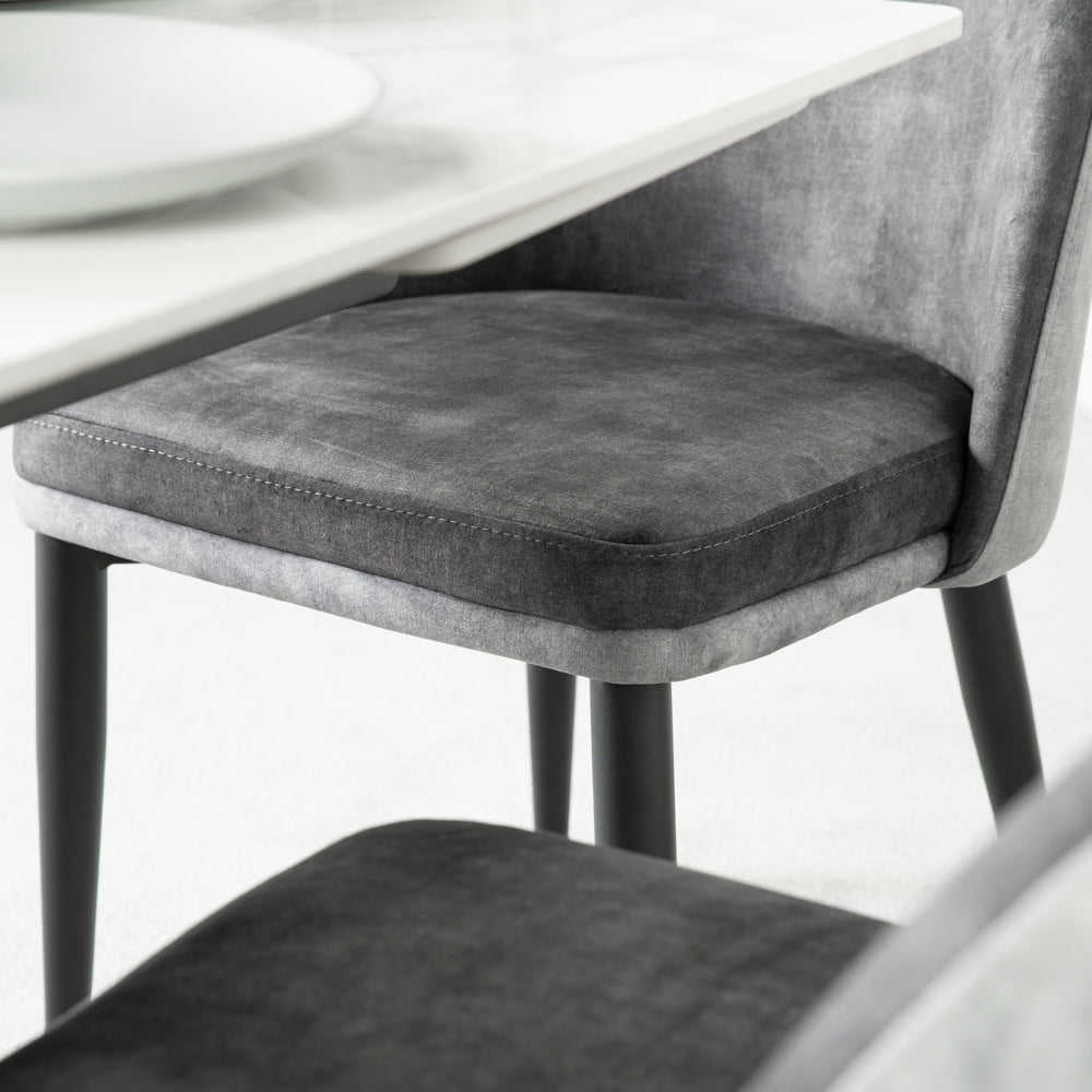 Lindsay Velvet Dining Chair Set Of 2