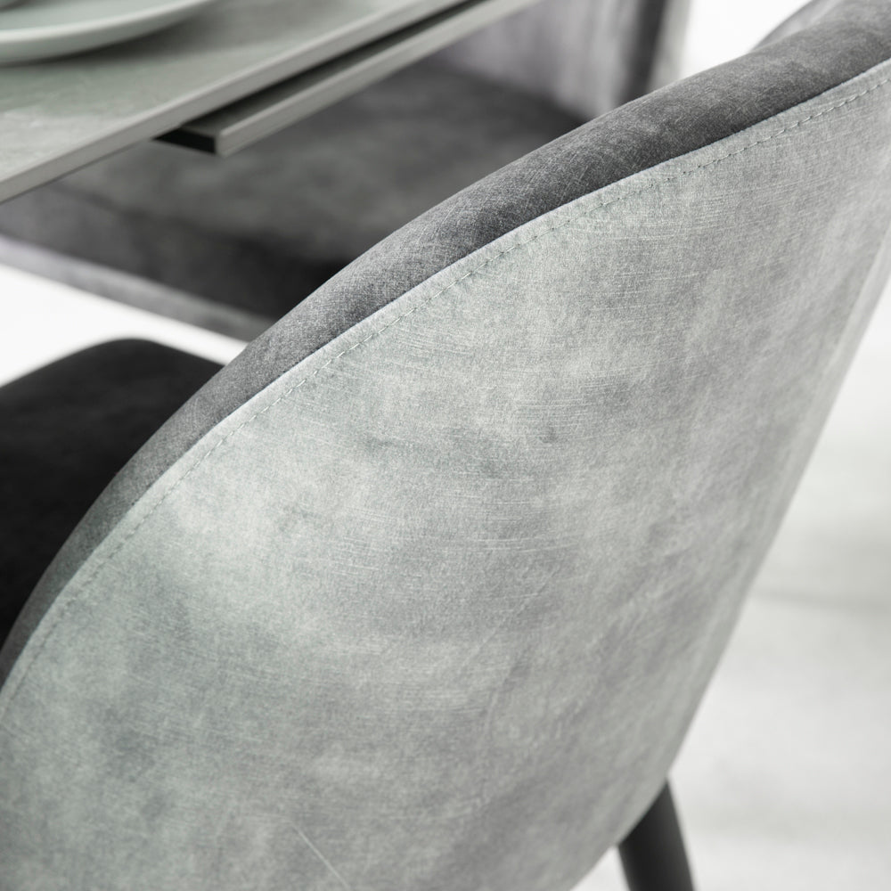 Lindsay Velvet Dining Chair Set Of 2