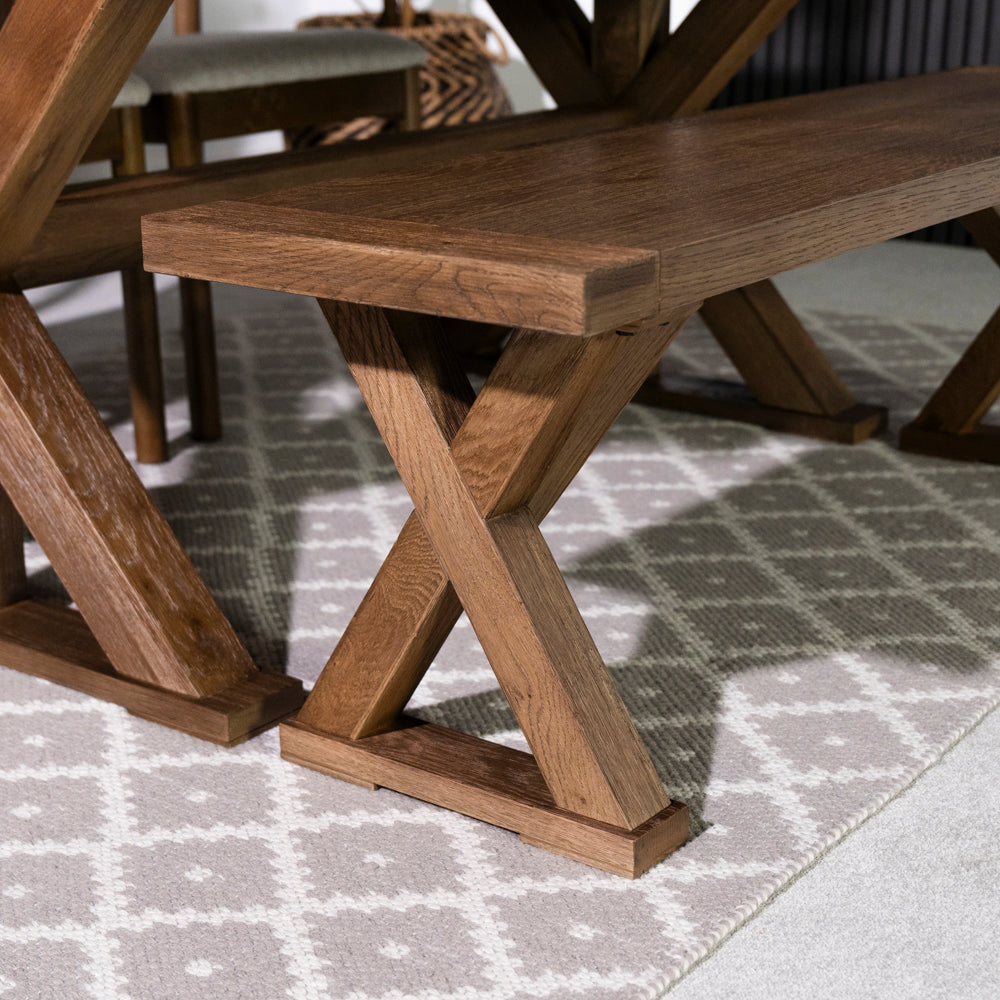 Quebec Oak Dining Bench
