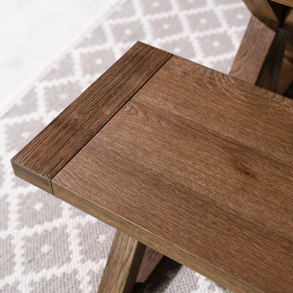 Quebec Oak Dining Bench
