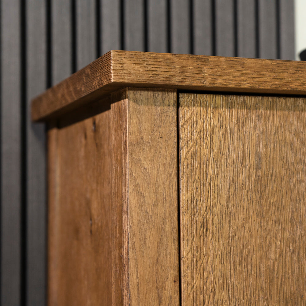 Quebec Oak 3 Door Sideboard