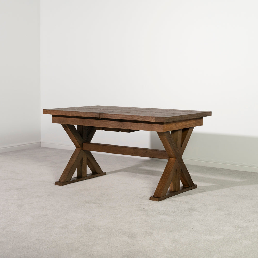 Quebec Oak Extending Dining Table