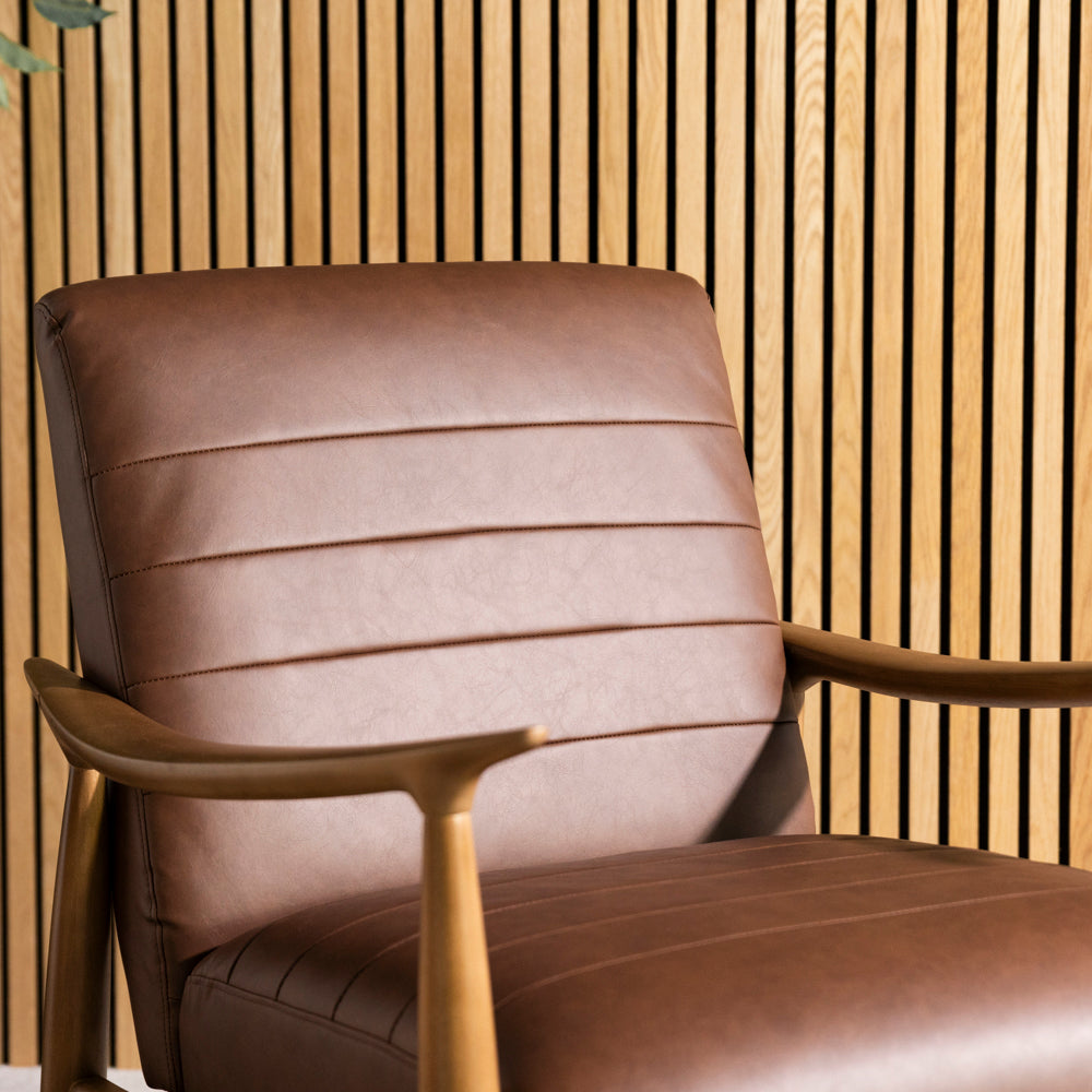 Spruce Accent Chair — Brown