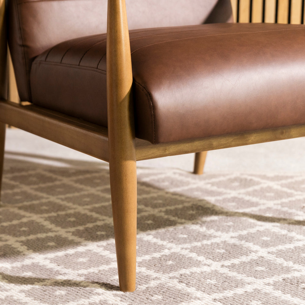 Spruce Accent Chair — Brown