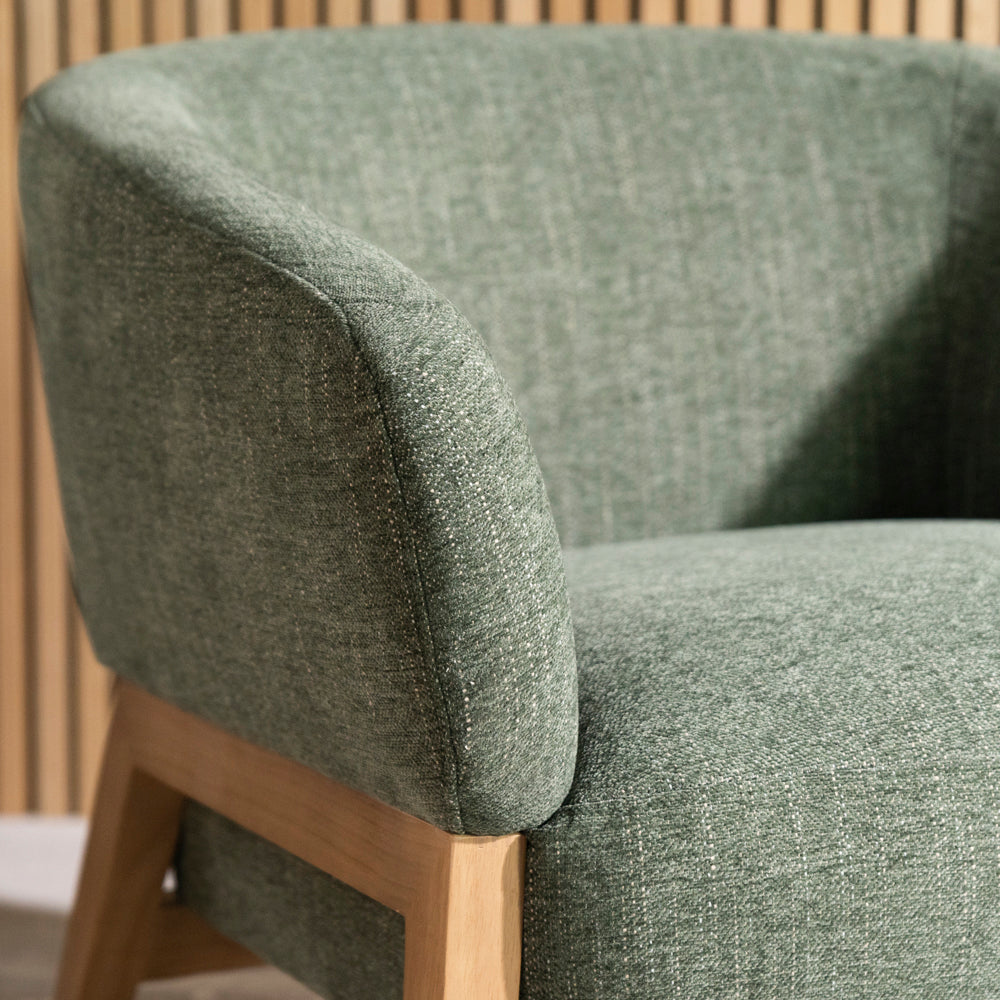 Palm Accent Chair — Green