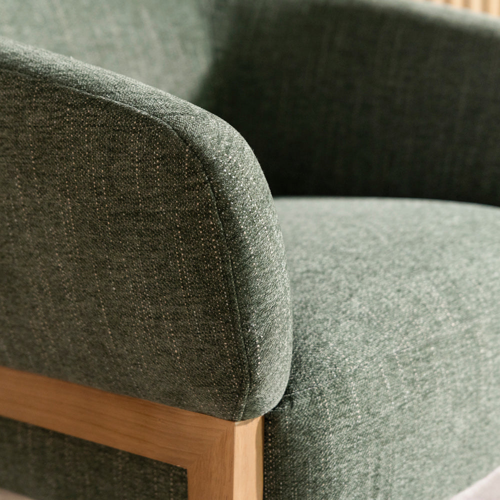 Palm Accent Chair — Green
