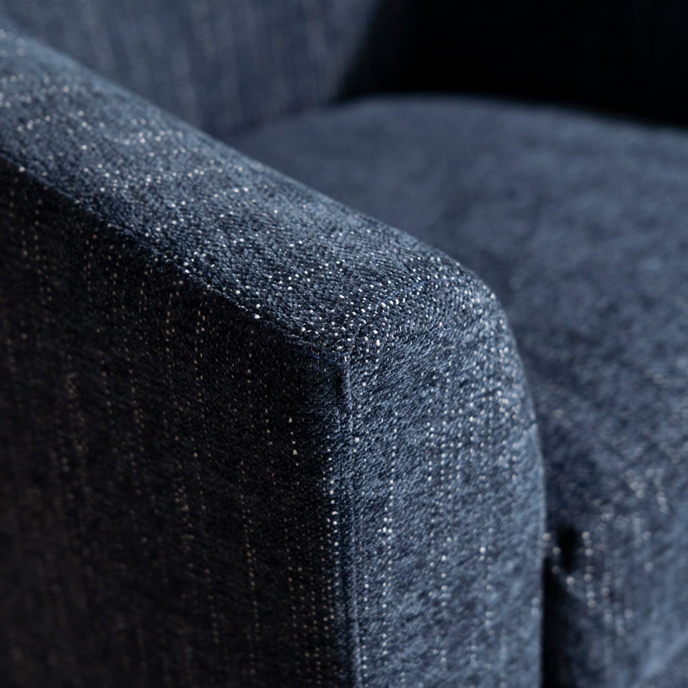 Dahlia Swivel Chair — Blue