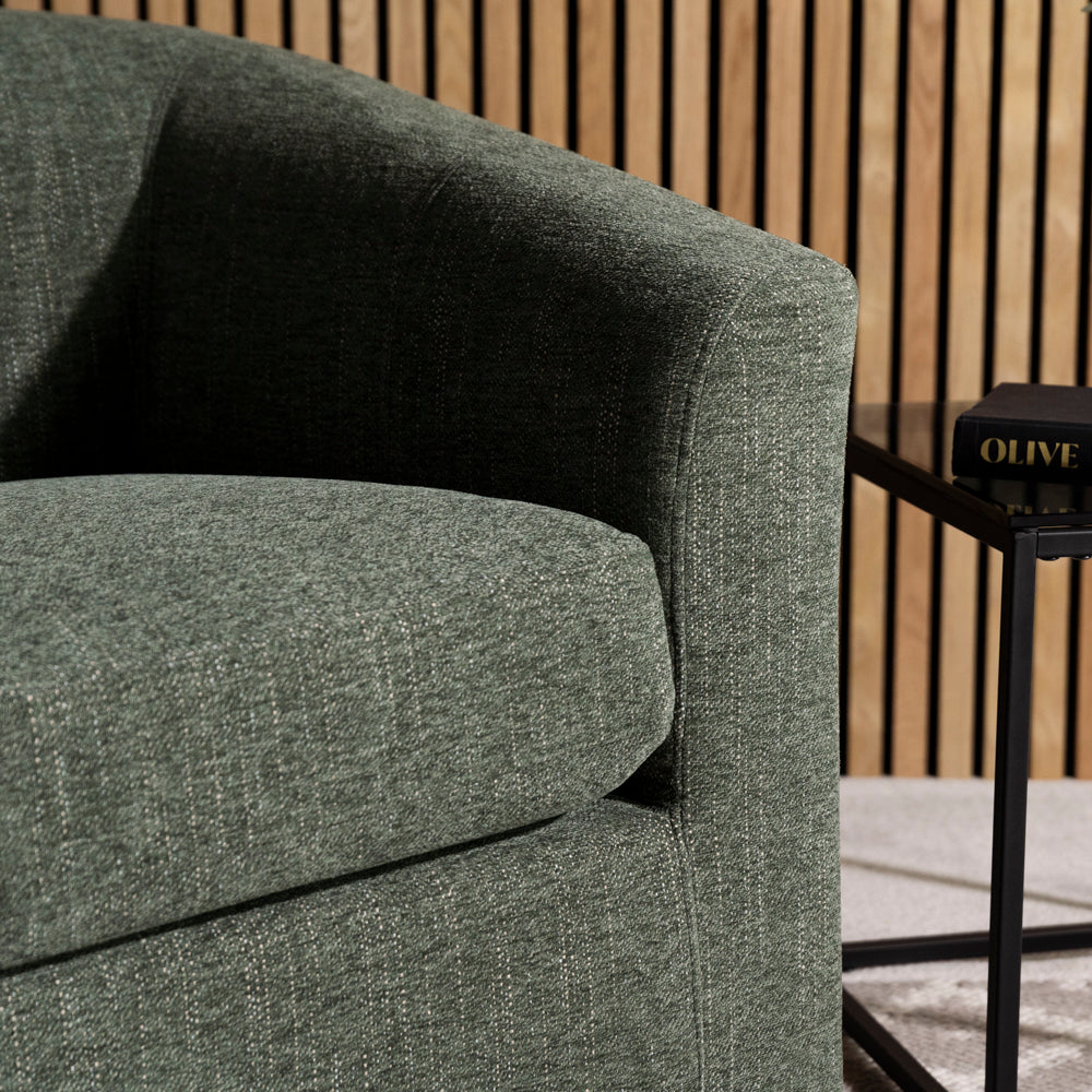 Dahlia Swivel Chair — Green