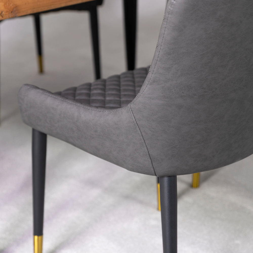 Sarah Grey Dining Chair Set Of 2