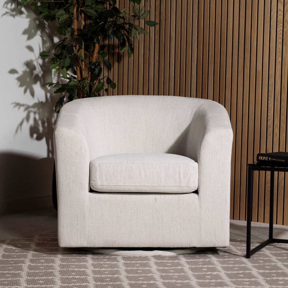 Dahlia Swivel Chair — Natural