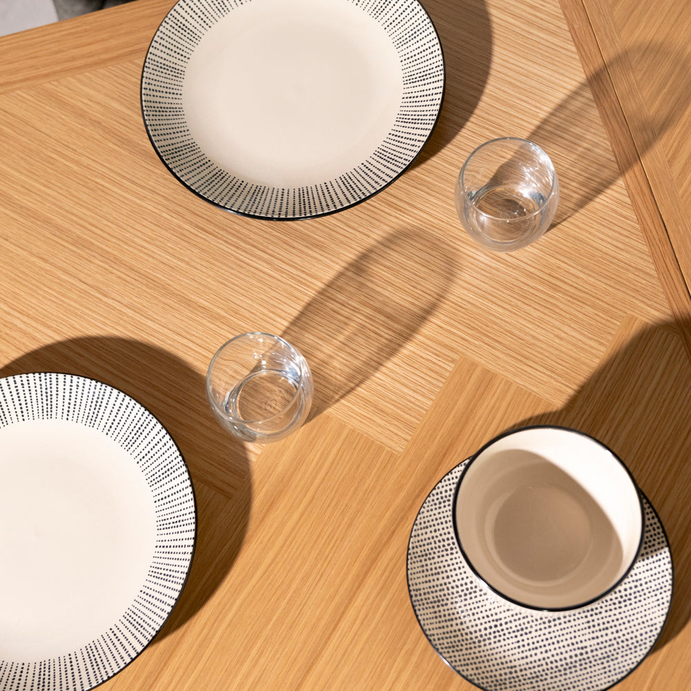 Vienna Oak Extending Dining Table