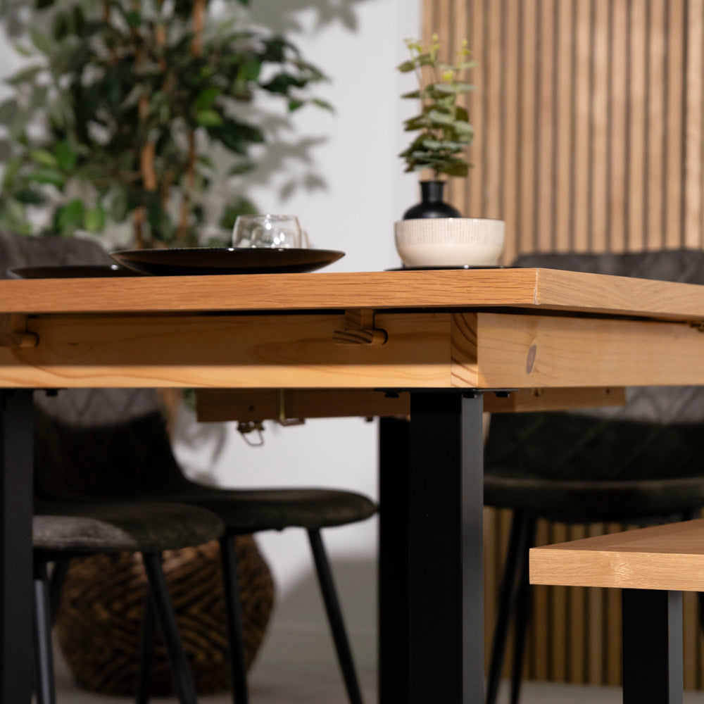 Vienna Oak Extending Dining Table