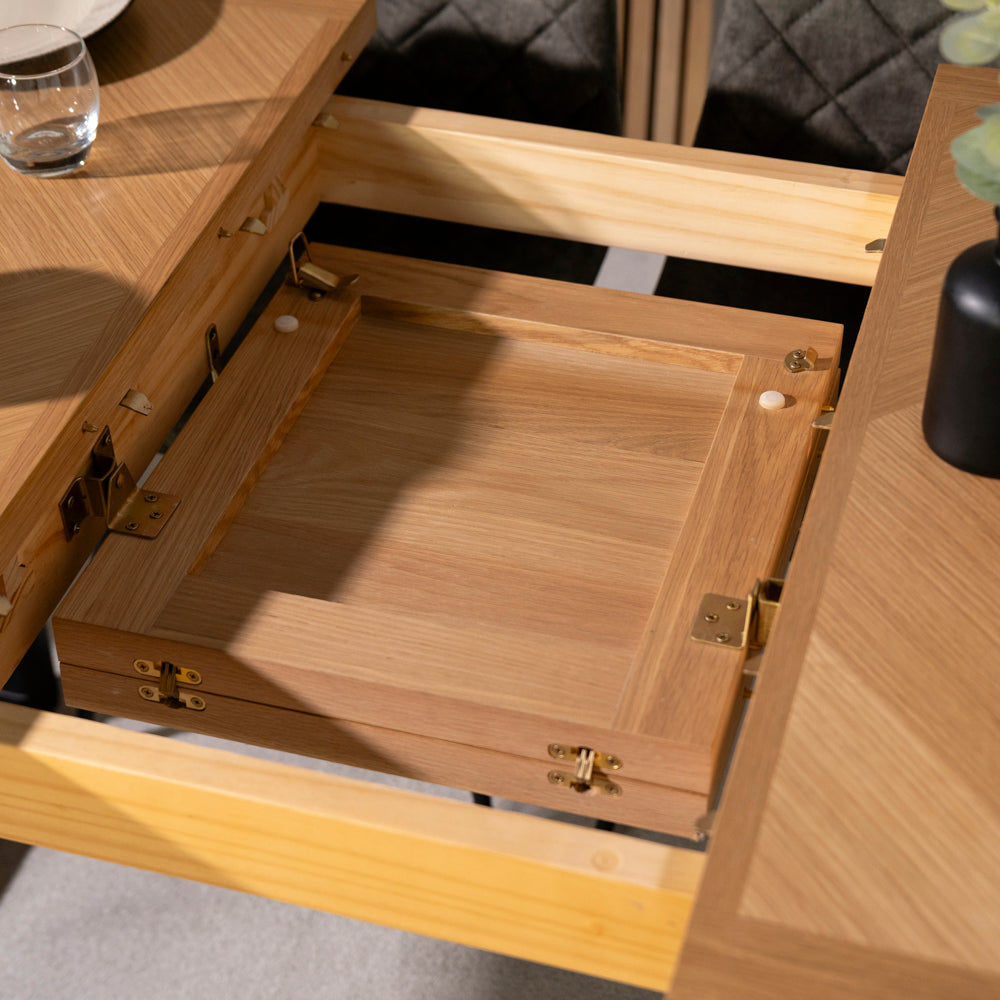 Vienna Oak Extending Dining Table