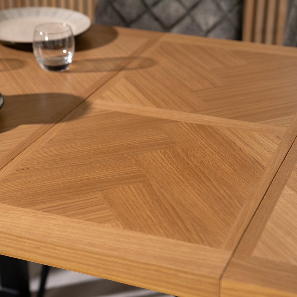 Vienna Oak Extending Dining Table