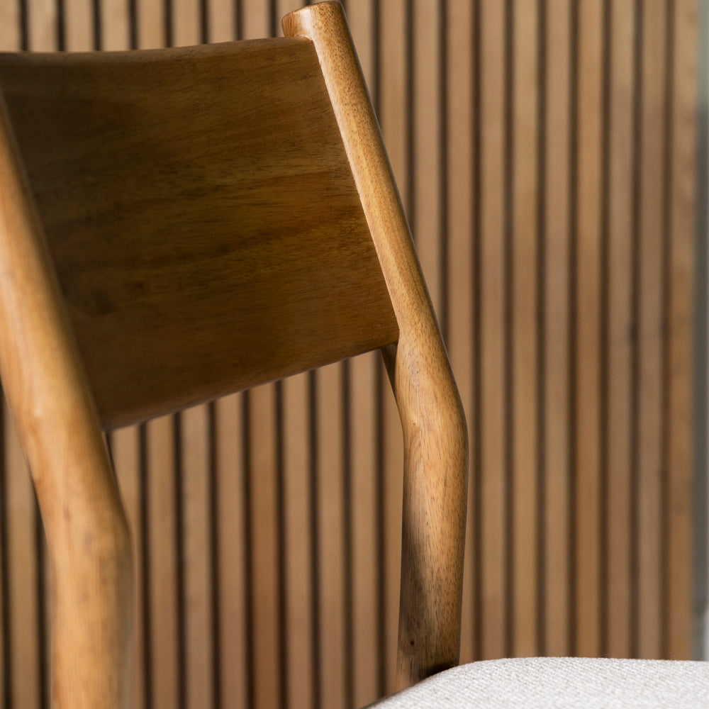 Bristol Natural Oak Dining Chair Set of 2