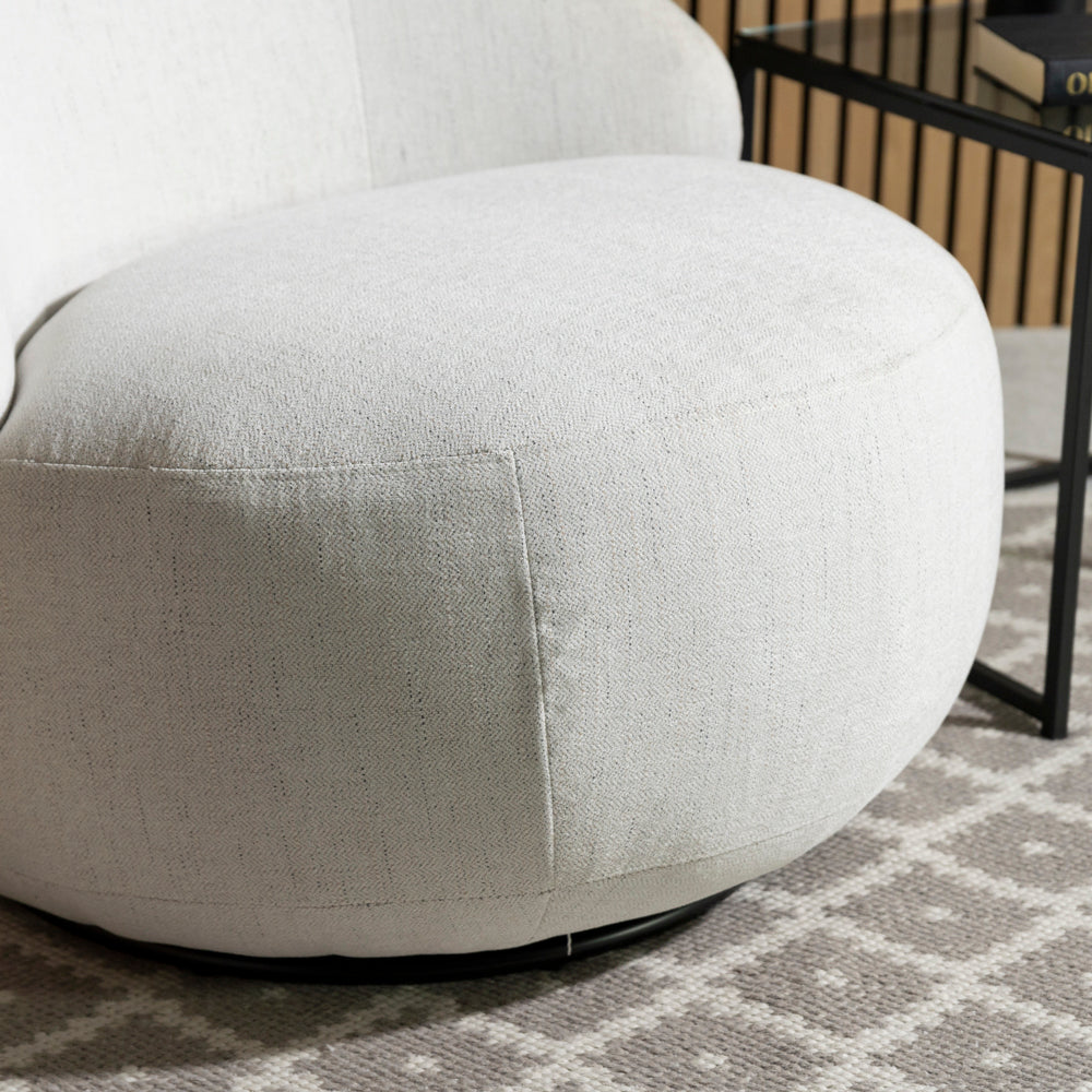 Abelia Swivel Chair — Natural