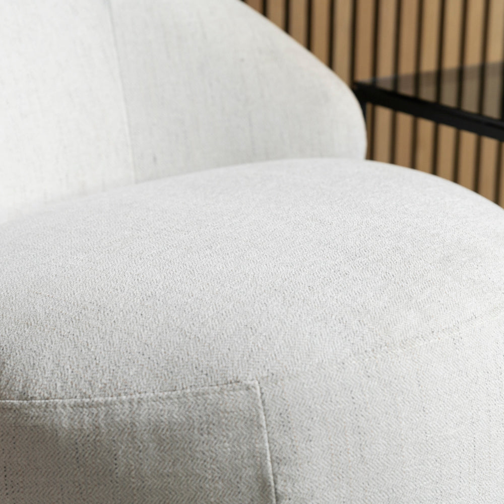 Abelia Swivel Chair — Natural