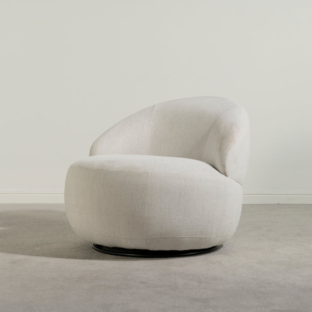 Abelia Swivel Chair — Natural