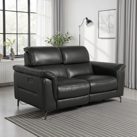 Kaylen Leather Recliner 2 Seater Sofa