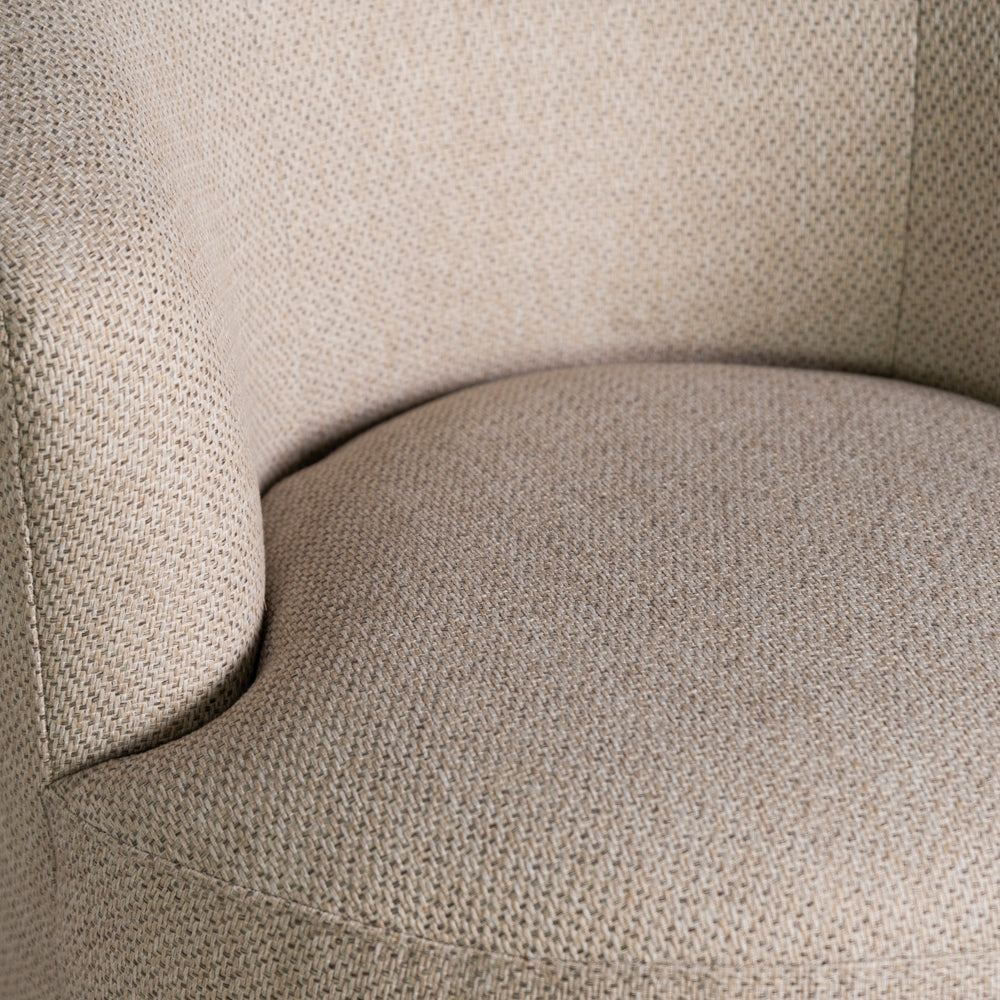 Adelaide Beige Swivel Chair