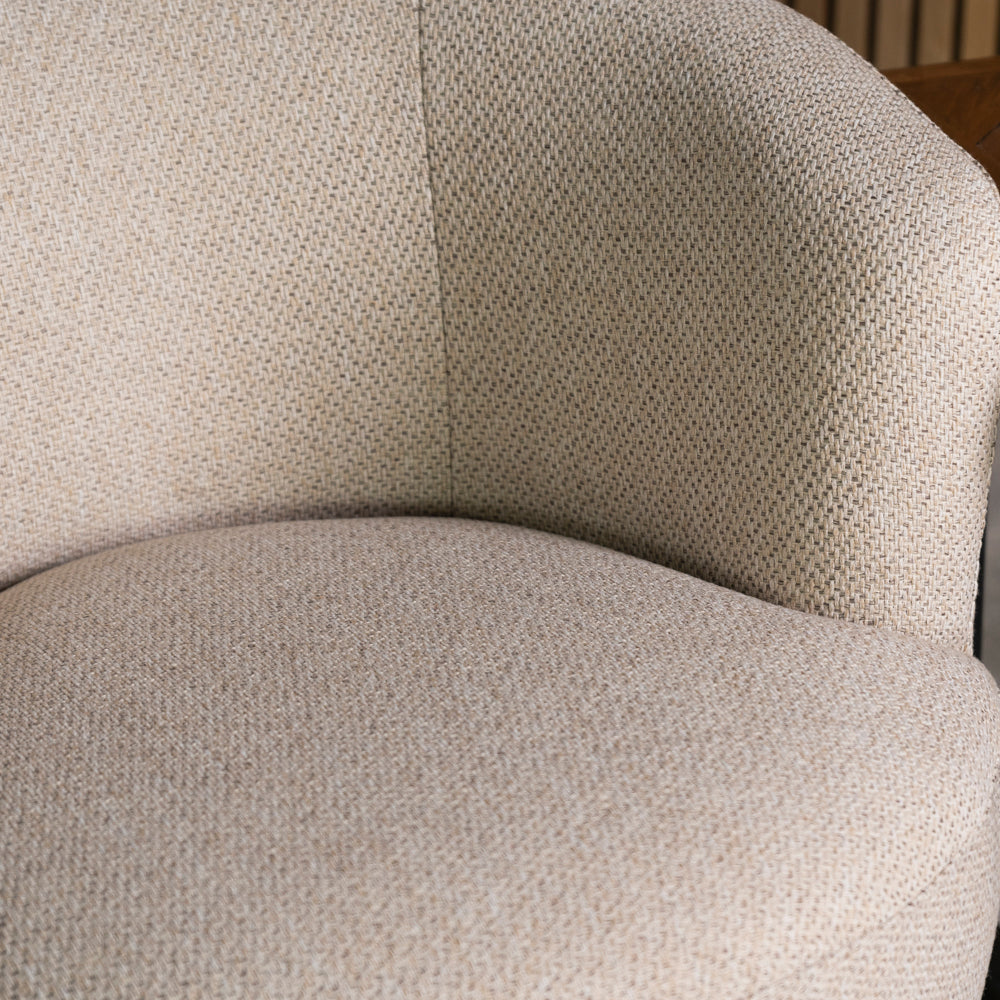 Adelaide Beige Swivel Chair
