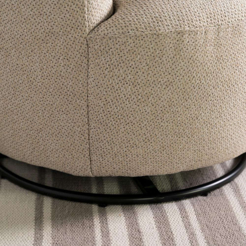 Adelaide Beige Swivel Chair