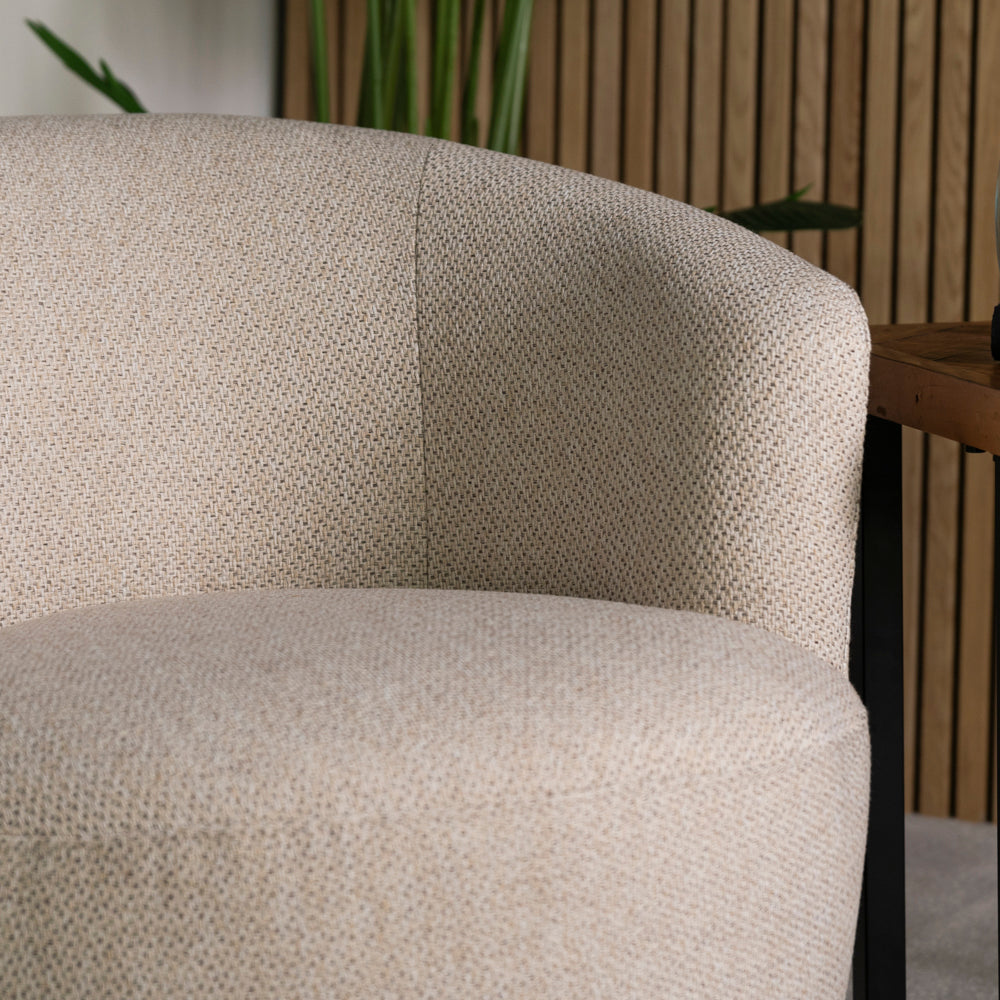 Adelaide Beige Swivel Chair