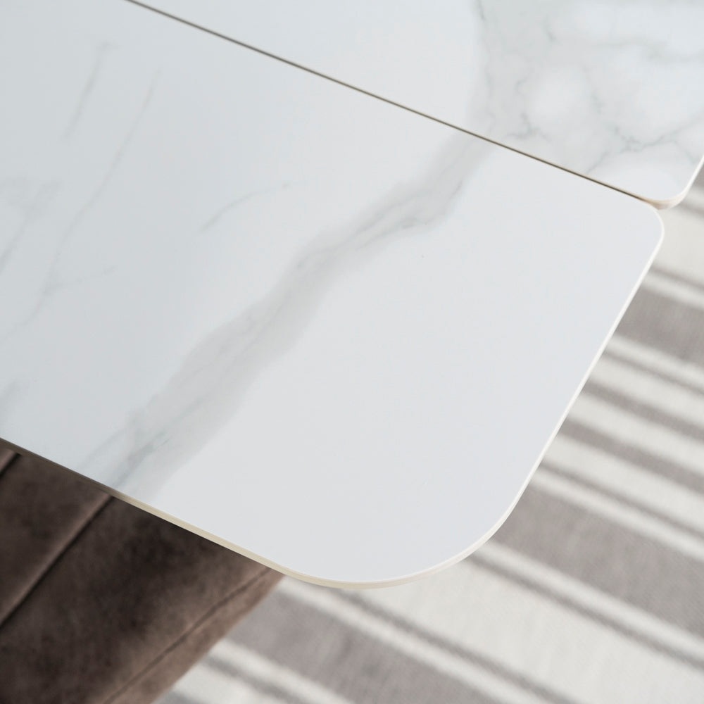 Denver Small Ceramic Extending Dining Table (140cm - 200cm)