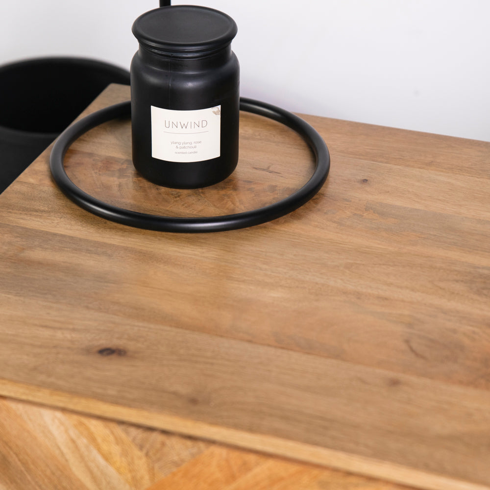 Nautilus 1 Drawer Lamp Table