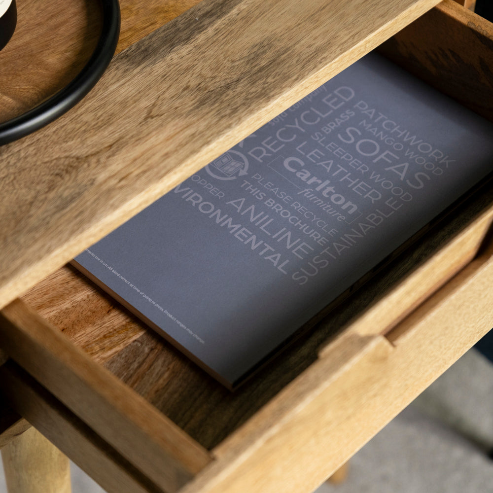 Santa Maria 1 Drawer Lamp Table