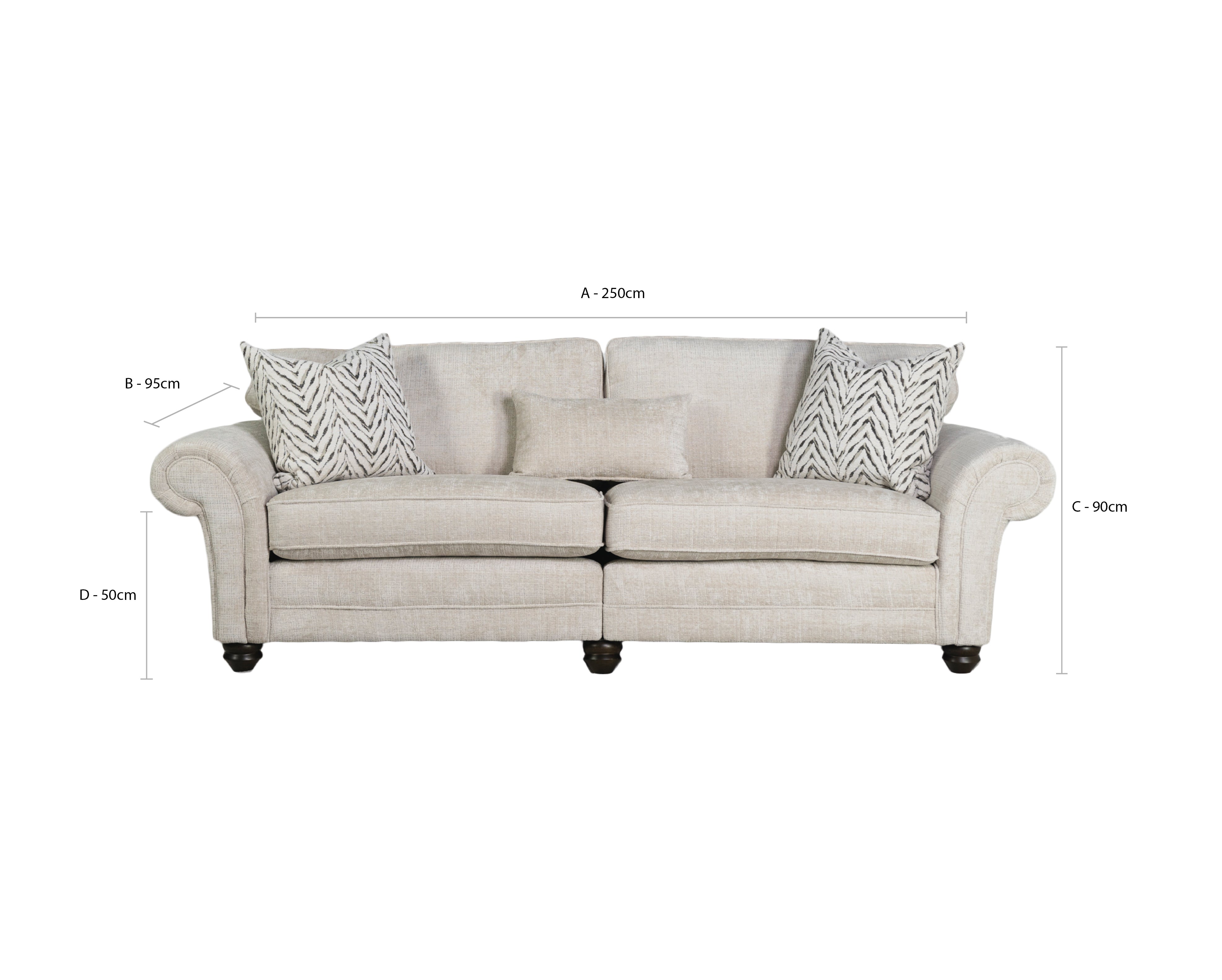 Gatsby 4 Seater Sofa