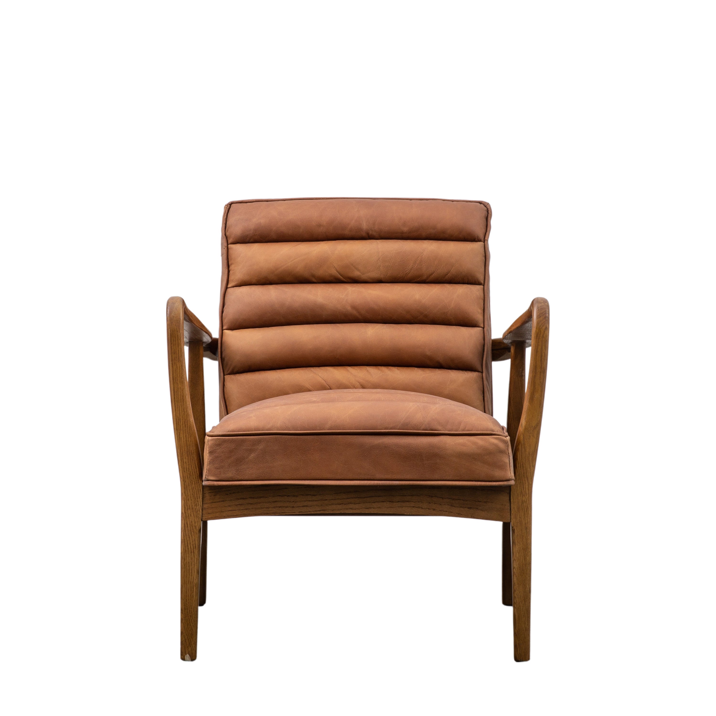 Reno Brown Leather Armchair