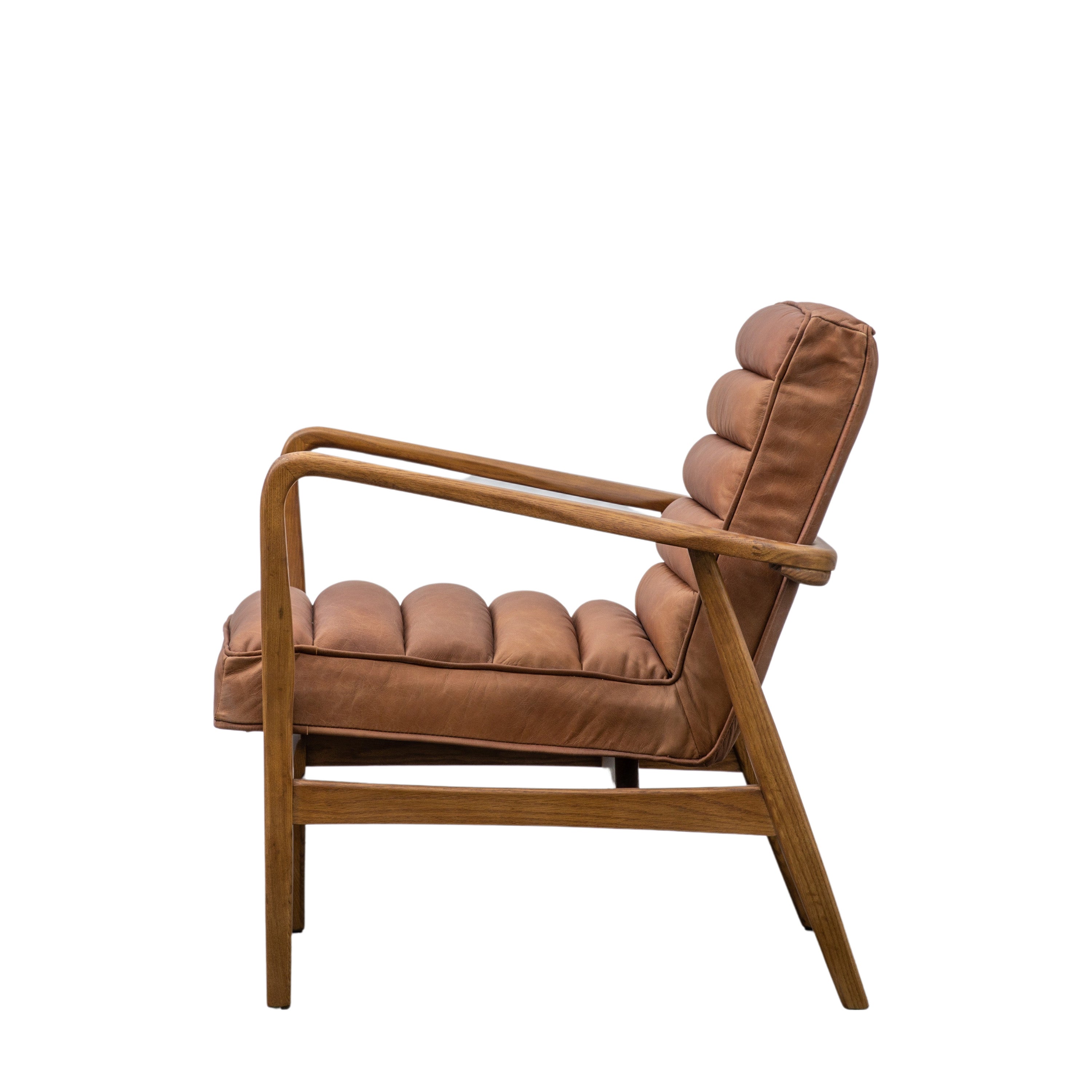 Reno Brown Leather Armchair