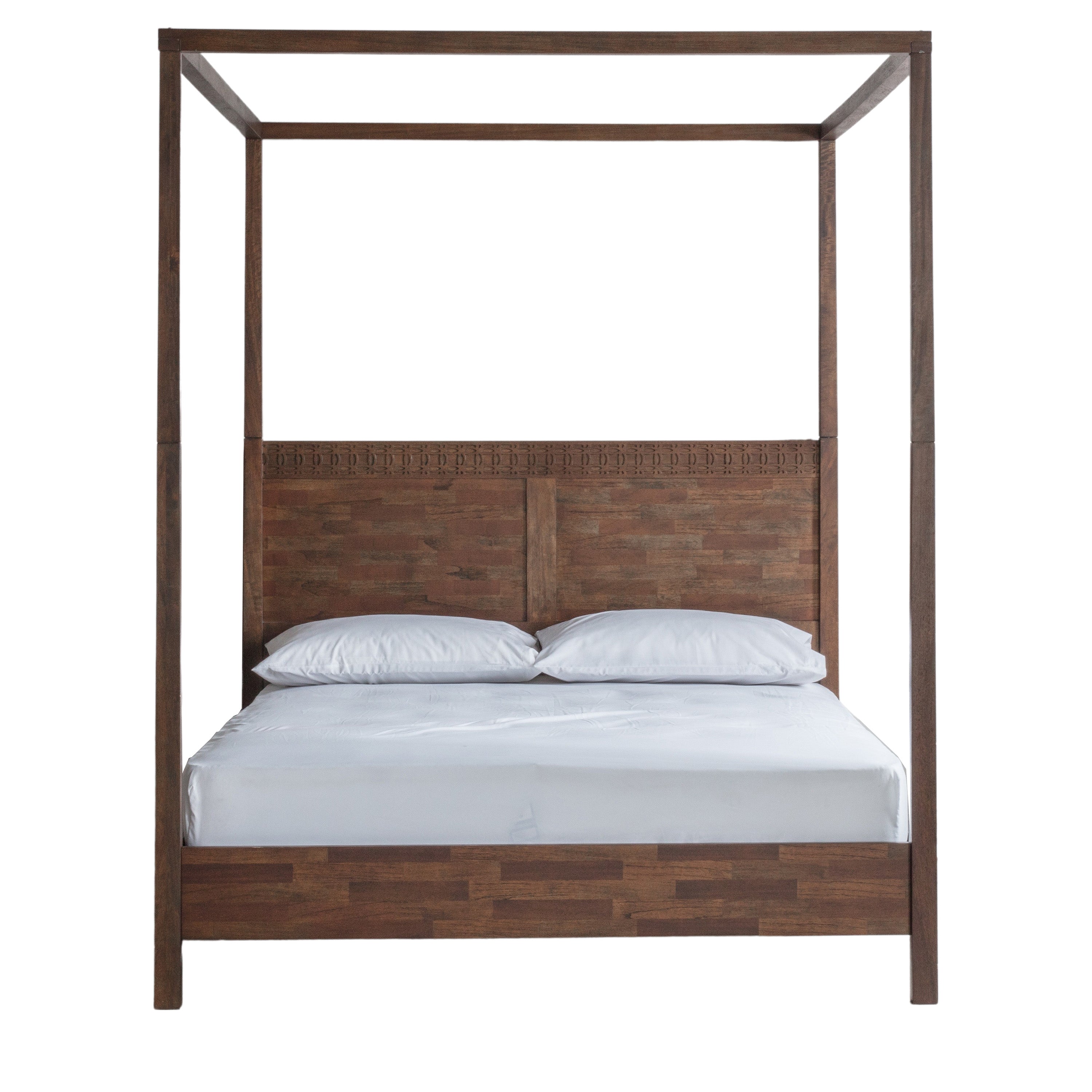 Serenity Brown 4 Poster King Bed Frame