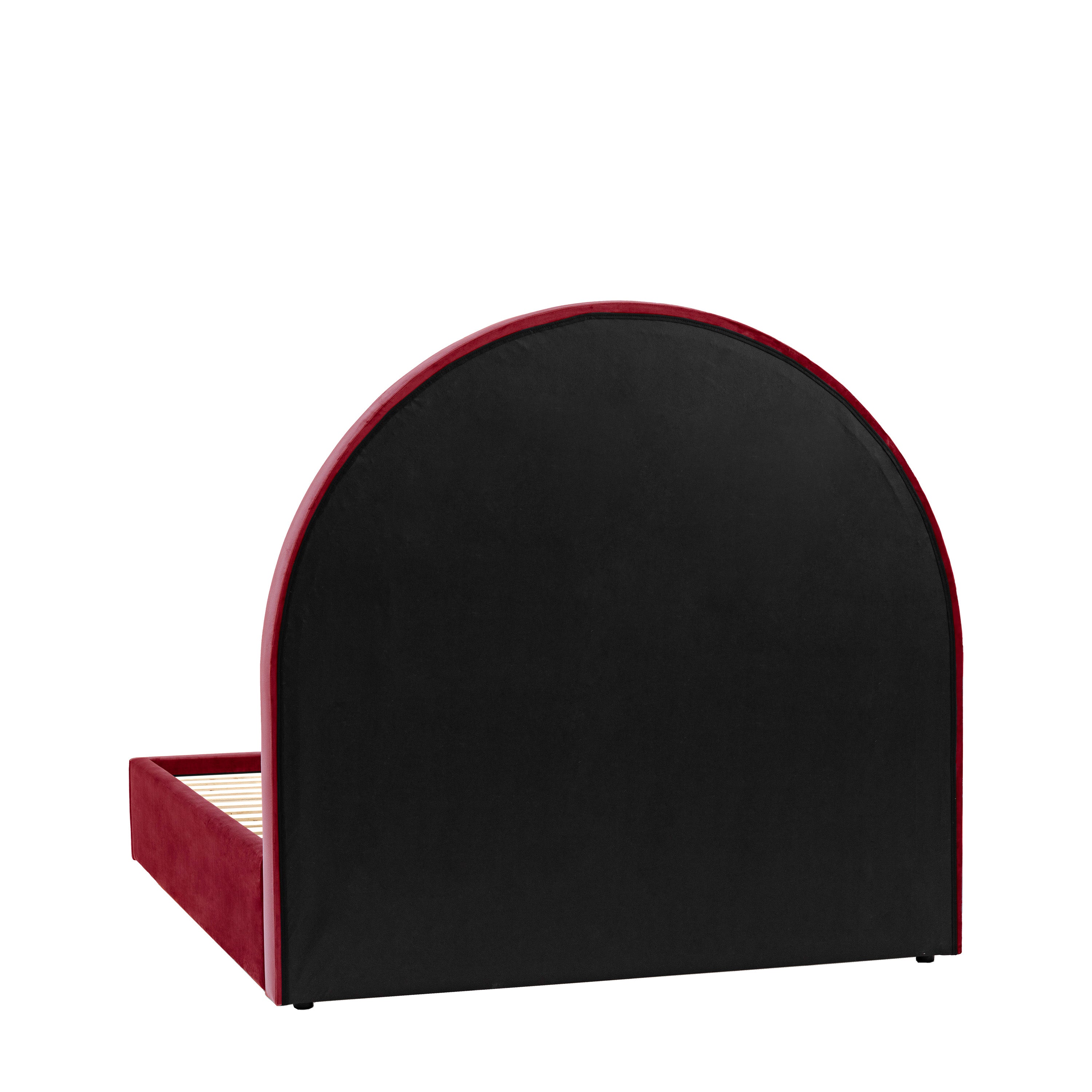 Arch King Size Red Bedstead