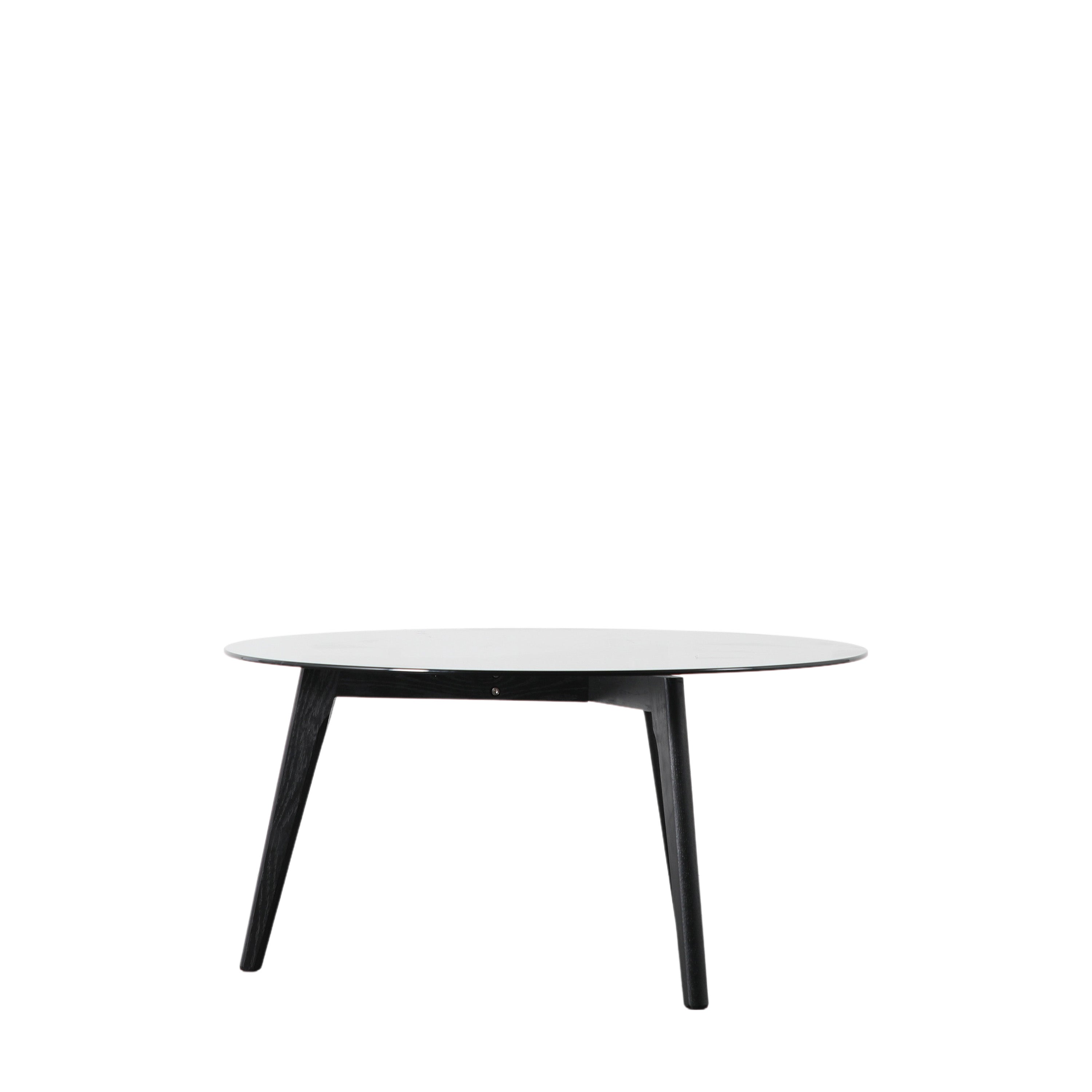 Langford Black Round Coffee Table