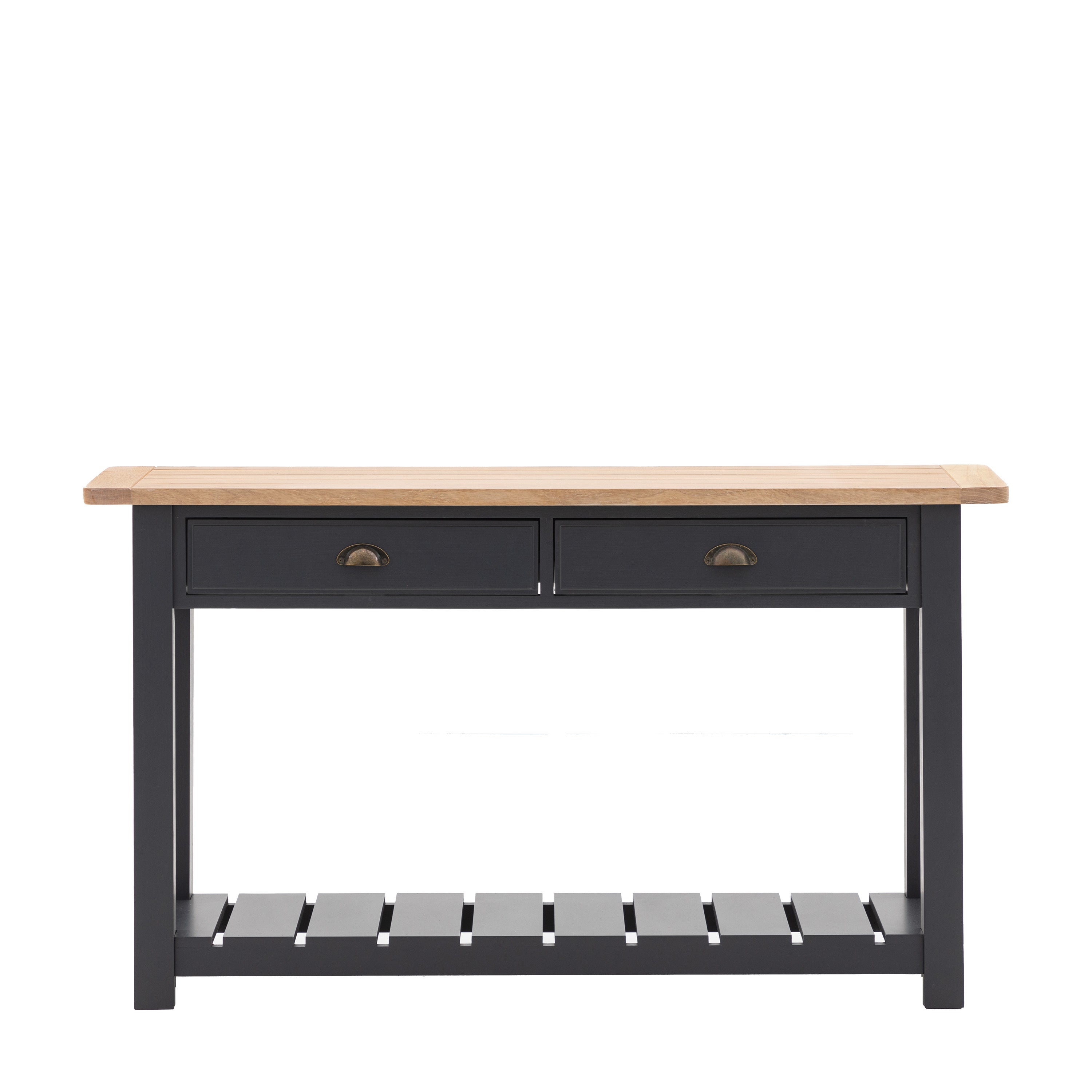 Huntington 2 Drawer Navy Console Table
