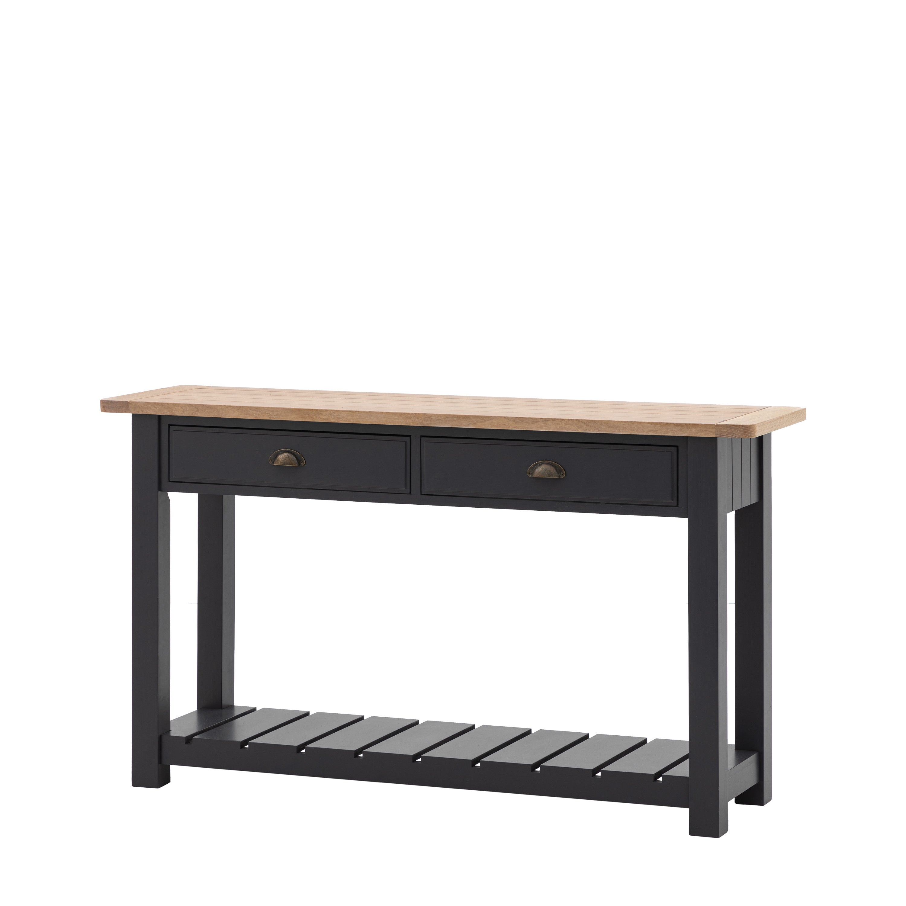 Huntington 2 Drawer Navy Console Table