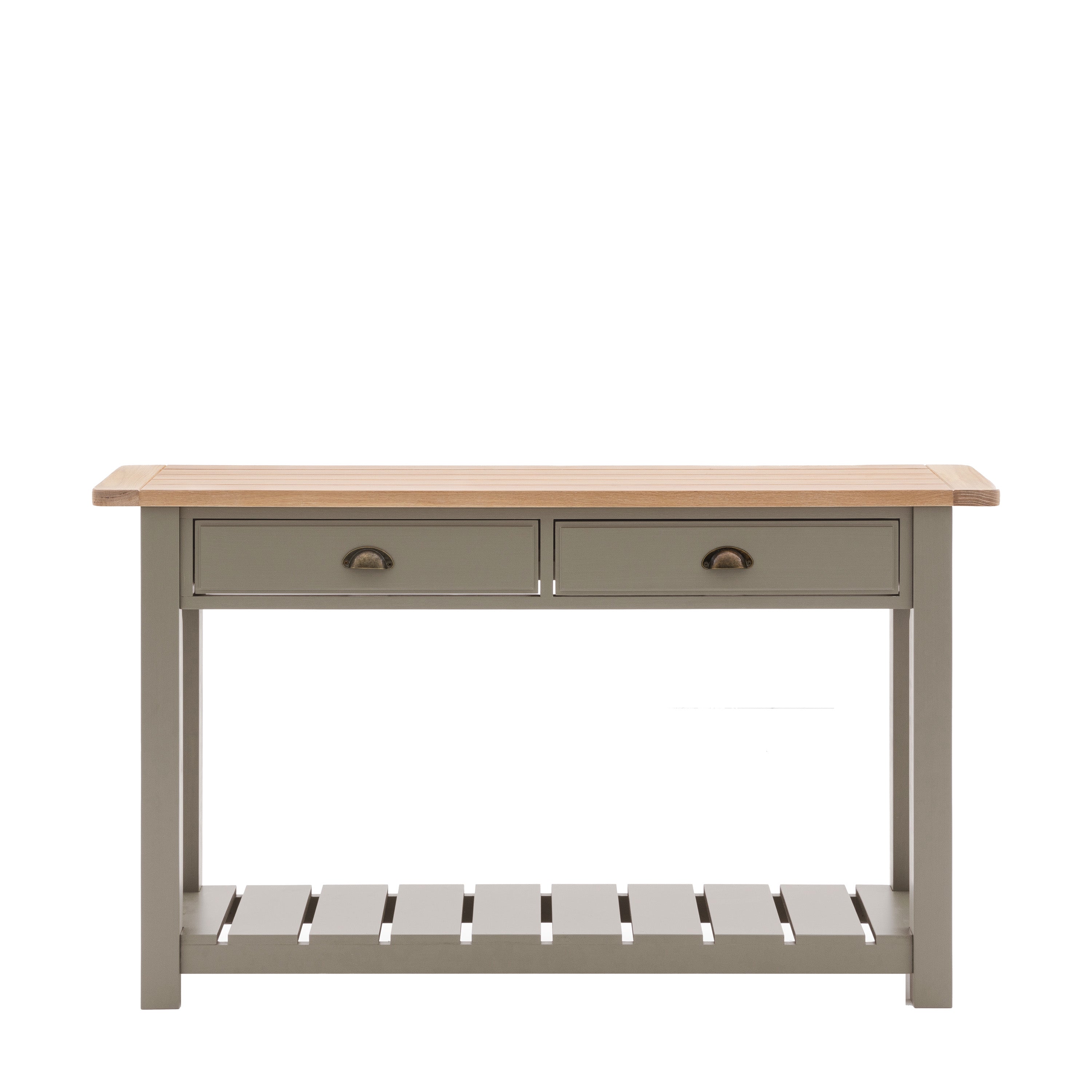 Huntington 2 Drawer Light Grey Console Table