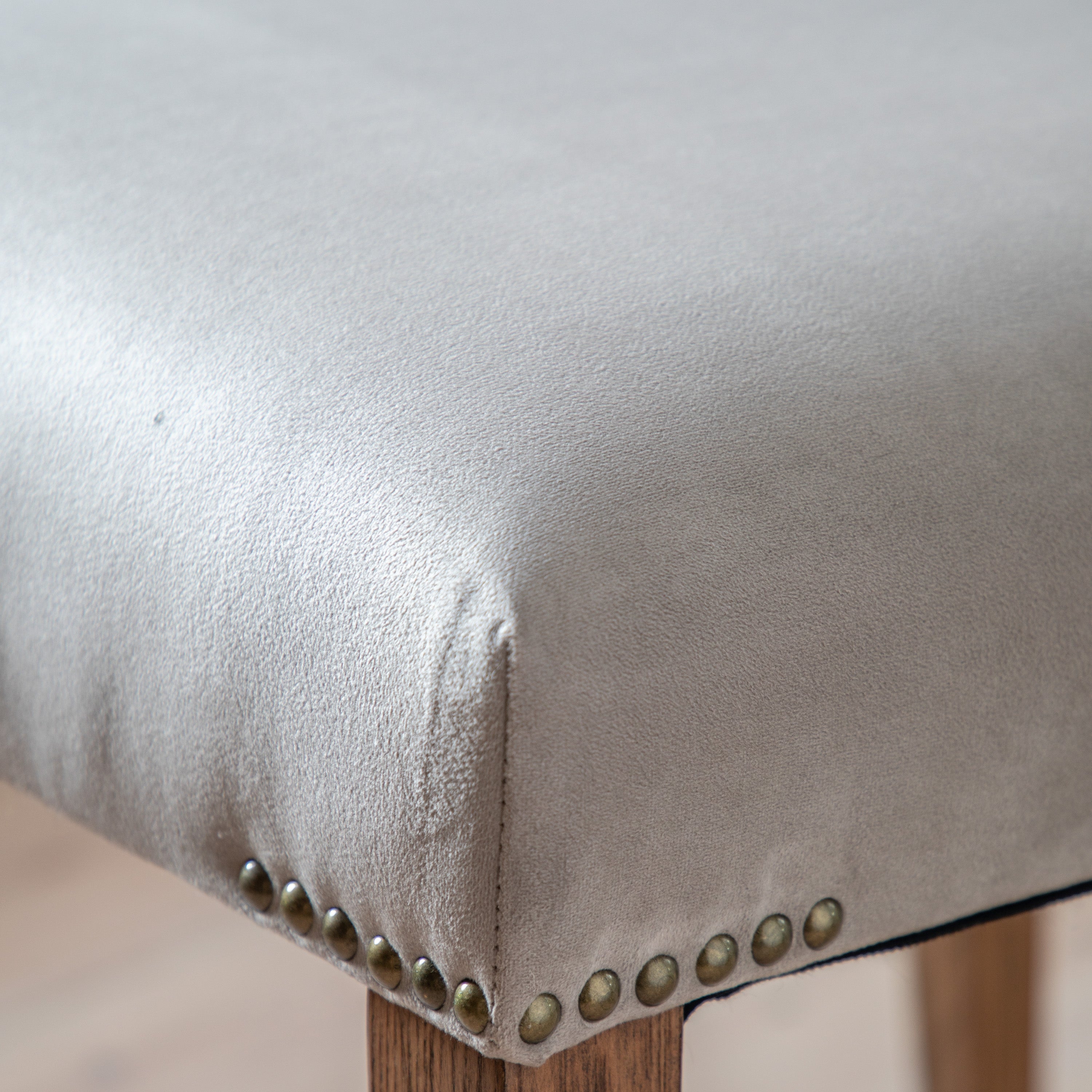 Somerville Dove Velvet Dining Chair Set Of 2