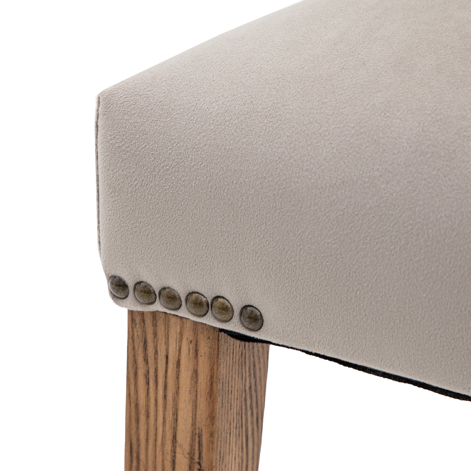 Somerville Dove Velvet Dining Chair Set Of 2