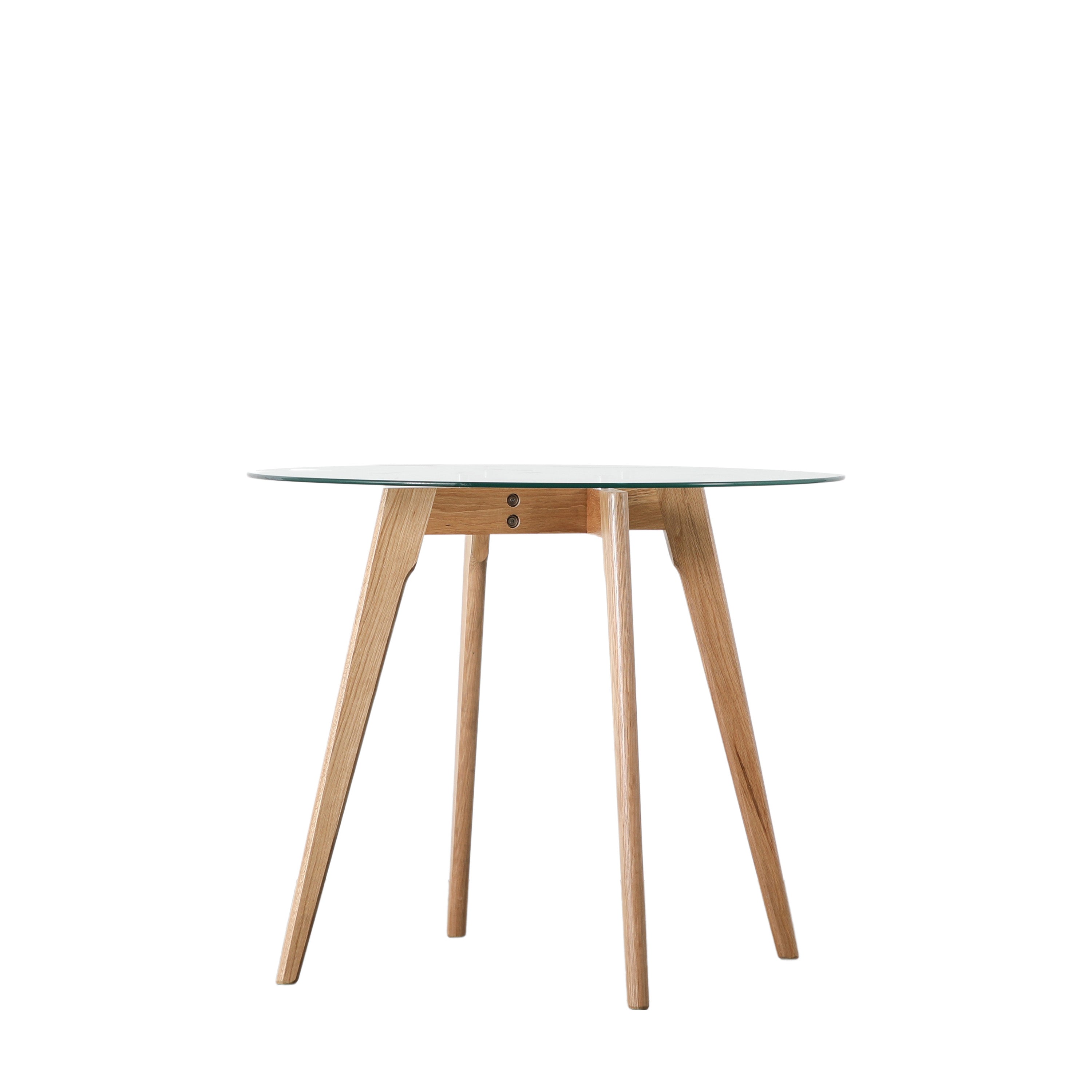 Langford Clear Round Dining Table